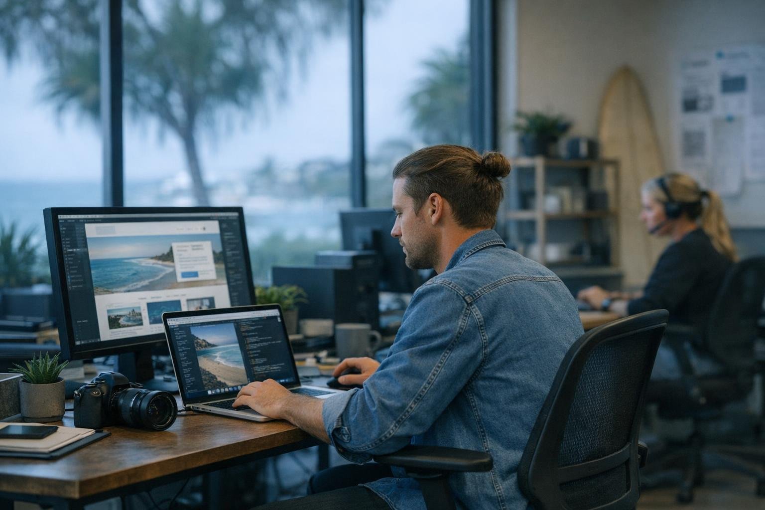 Content Management System in Website Design: Content Management System is software that allows users to create, edit, publish — visual guide