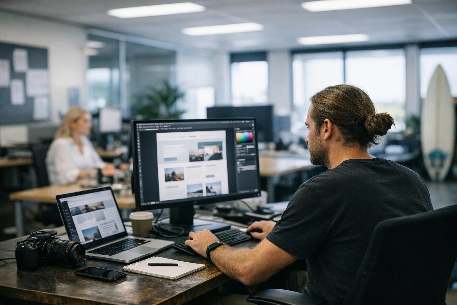 Landing Page Design in Website Design: Landing Page Design is the creation of a focused, single-page web experience — visual guide