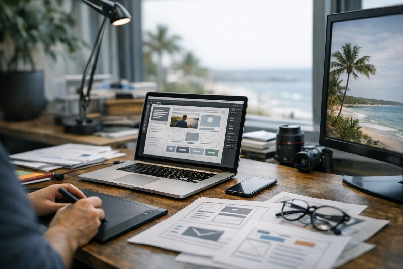 Logo Design in Website Design: Logo Design is the process of creating a visual symbol or mark — visual guide